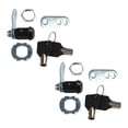 thumbnail image 1 of 2 Pcs Verrous de VR pour Porte de Rangement Boîte à Outils de Campeur VR Verrou de Caméra Verrou d'Armoire avec Clés, 1 of 9