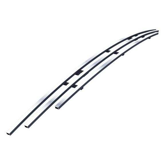 APS Premium Stainless Steel 8x6 Horizontal Billet Grille Compatible with Chrysler 200 2011-2014 Lower Bumper N19-S37866R