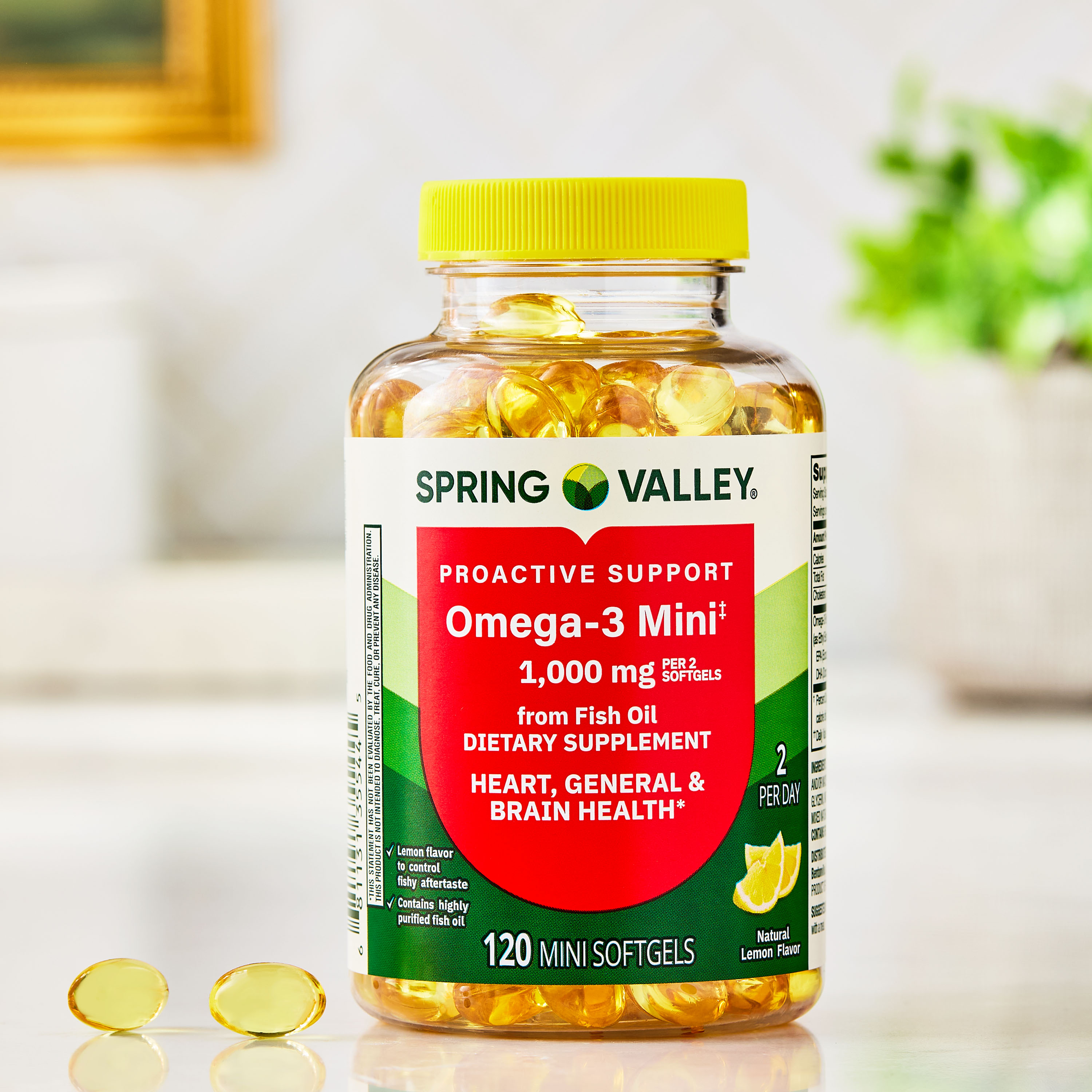 Spring Valley Omega-3 Mini Fish Oil 1000 mg, 120 Count photo 5