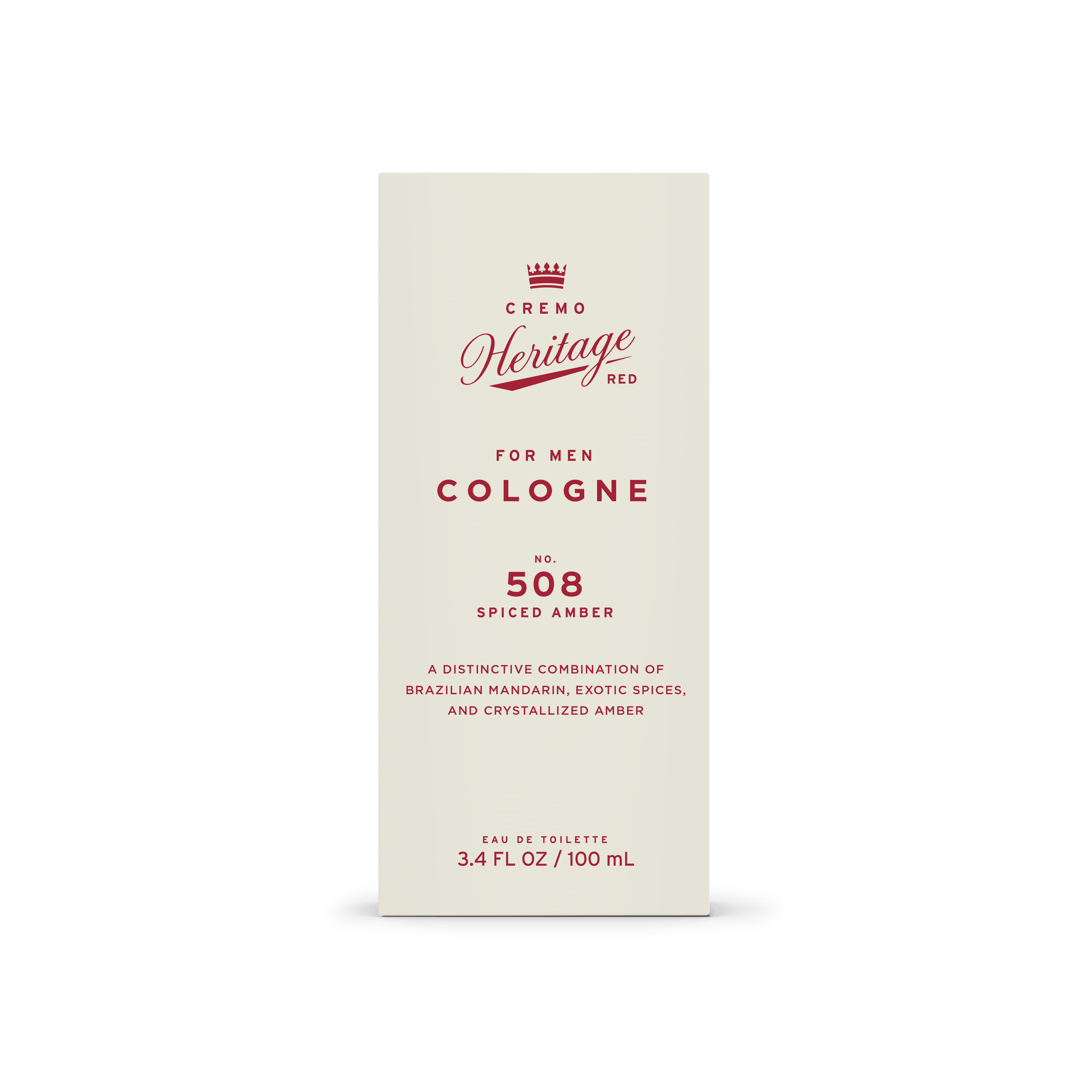 Cremo Heritage Red No. 508 Spray Cologne For Men