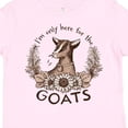 thumbnail image 4 of Inktastic I'm Only Here for the Goats Boys or Girls Toddler T-Shirt, 4 of 5