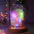 thumbnail image 3 of Copper Wire String Lights USB Powered LED Fairy Lights 8 Modes with Timer Remote Control for Home Bedroom Birthday Party Wedding Christmas Festival Decor (65.6ft 200leds, Multi-Colored), 3 of 11