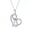 Lavender, variant on 925 Sterling Silver Heart Birthstone Pendant Necklace, Mother's Day Christmas Valentine's Day gift for her wife mother,July - Ruby,Red,Endless Love,Red,Endless Love,July - Ruby