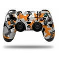 thumbnail image 2 of WraptorSkinz Skin Compatible with Sony PS4 Dualshock Controller PlayStation 4 Original Slim and Pro Sexy Girl Silhouette Camo Orange (Controller NOT Included), 2 of 4