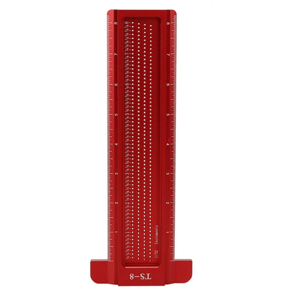Hand Operated Tools,TS-8 Woodworking Hole Ruler T Type Square Ruler Hardware Accessory Quality You Can Trust