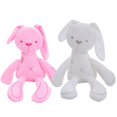 thumbnail image 3 of Muñeca de conejo de orejas largas de dibujos animados para niños, juguetes de peluche suaves para bebés, compañero de dormir, juguete de Animal de peluche, 42CM, 3 of 4
