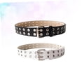 thumbnail image 3 of WRISTBIQUE 2-Pack Men's Genuine Belts with Double Row Button Design and Adjustable Air Holes for Comfortable Style, 3 of 8