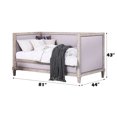 thumbnail image 4 of Charlton Twin Daybed with Nailhead Accents for Bedroom Retreat Linen Upholstered, 4 of 4