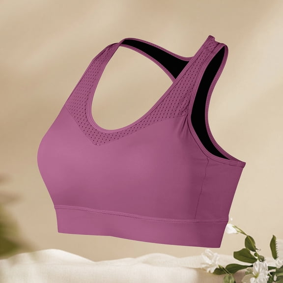 Delayuji Sports Bra for Women Active Yoga Sports Bras Vest Beauty Back Fitness Sports Training Yoga Bras Sports Underwear S-5XL
