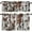 Cow Print-1, variant on Leopard Print Valance Curtain Wild Safari Skin Pattern Cheetah Fur Wildlife Rod Pocket Valance Window Treatments Short Curtains for Kitchen Farmhouse Living Room 54x18 Inch + 27x24 Inch X 2