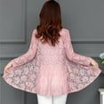thumbnail image 5 of YM YOUMU Women Summer Floral Lace Cardigan Sheer Hollow out Beach Cover up Open Front Shawl, 5 of 5