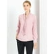 thumbnail image 4 of INSPIRE CHIC Blusa Elegante De Oficina De Trabajo Para Mujer, Camisa Plisada Con Cuello De Lazo Y Manga Larga Rosa XL, 4 of 6