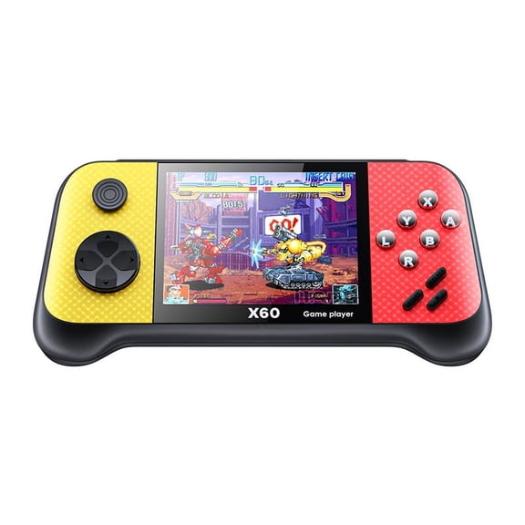 X60 Game Console PSP Handheld Game Console Single Dual Handle Game Console Classic Retro Handheld Arcade