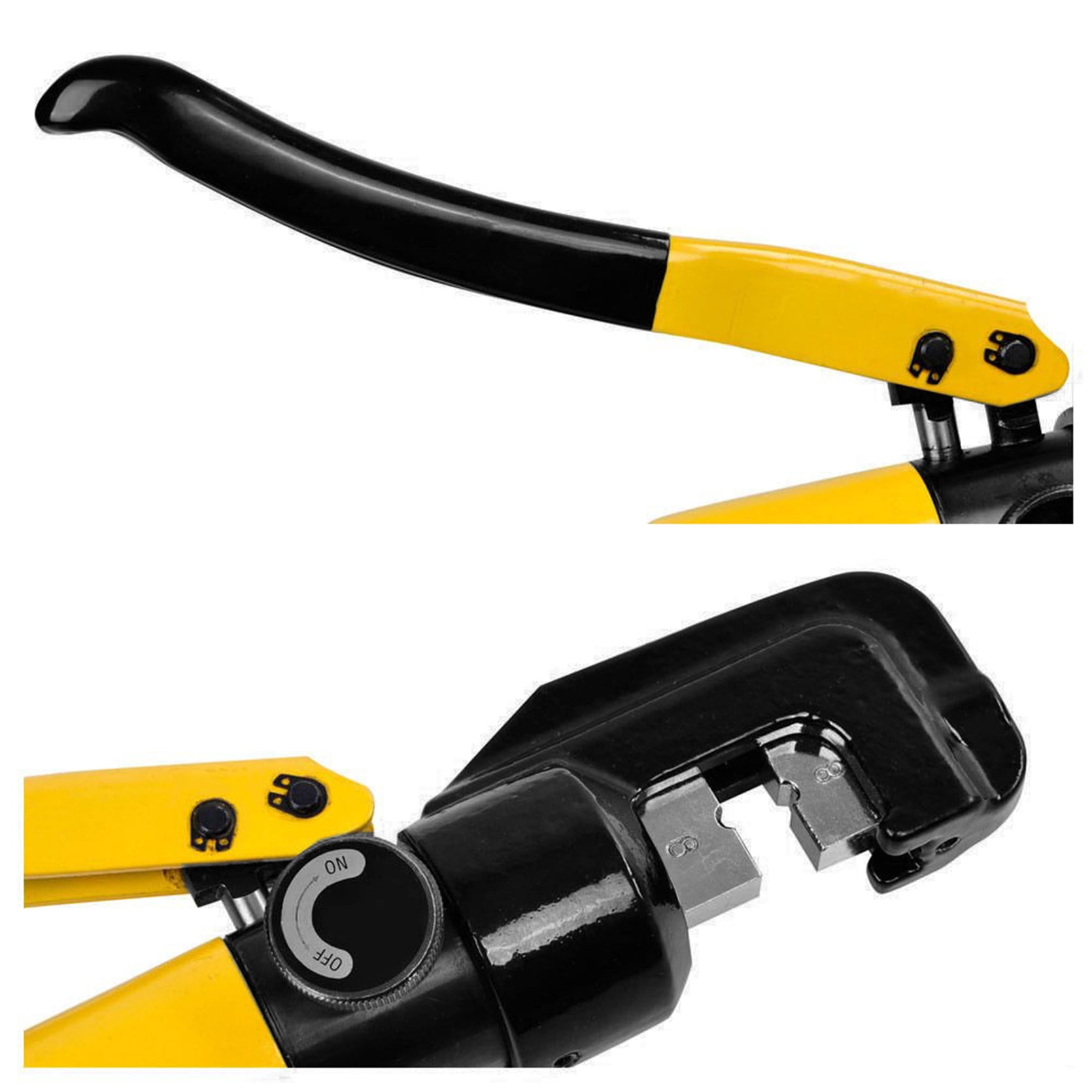 findmall Hydraulic Crimper Crimping Tool/w 9 Dies Wire Battery Cable Lug Terminal 6 Ton