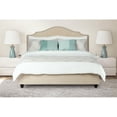 thumbnail image 3 of DHP Averna Upholstered King Panel Bed Beige, 3 of 8