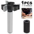 thumbnail image 1 of Cnc Spoilboard Surfacing Router Bits  1/4 Inch Shank 1 Inch Cutting Diameter  Slab Flattening Router Bit Planing Bit Wood Planing Bit Dado Planer Bit By Binstak (Carbide), 1 of 10