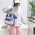 thumbnail image 5 of Lindos Bolsos Mochila Kawaii Bolsa De Mensajero para La Escuela,Mochilas Estéticas Computadora Portátil Multifunción Ita Japonesa para Adolescentes Niñas Niños-Azul, 5 of 5