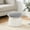 Gray, variant on Gericco 20" Chenille Storage Ottoman Mushroom Shape Foot Rest Stool with Removable Top No Assembly,Grey