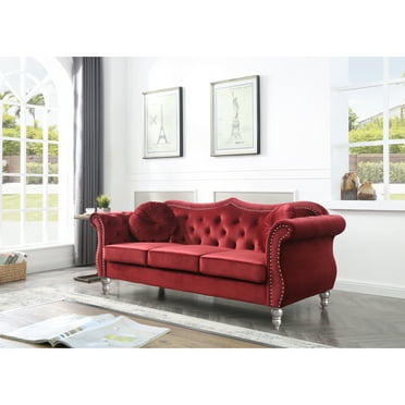 Kinzie Chesterfield Tufted Fabric 3 Seater Sofa With Nailhead Trim Charcoal And Black Com Kinzie Chesterfield Tufted Fabric 3, Kinzie Chesterfield Tufted Fabric 3 Seater Sofa With Nailhead Trim