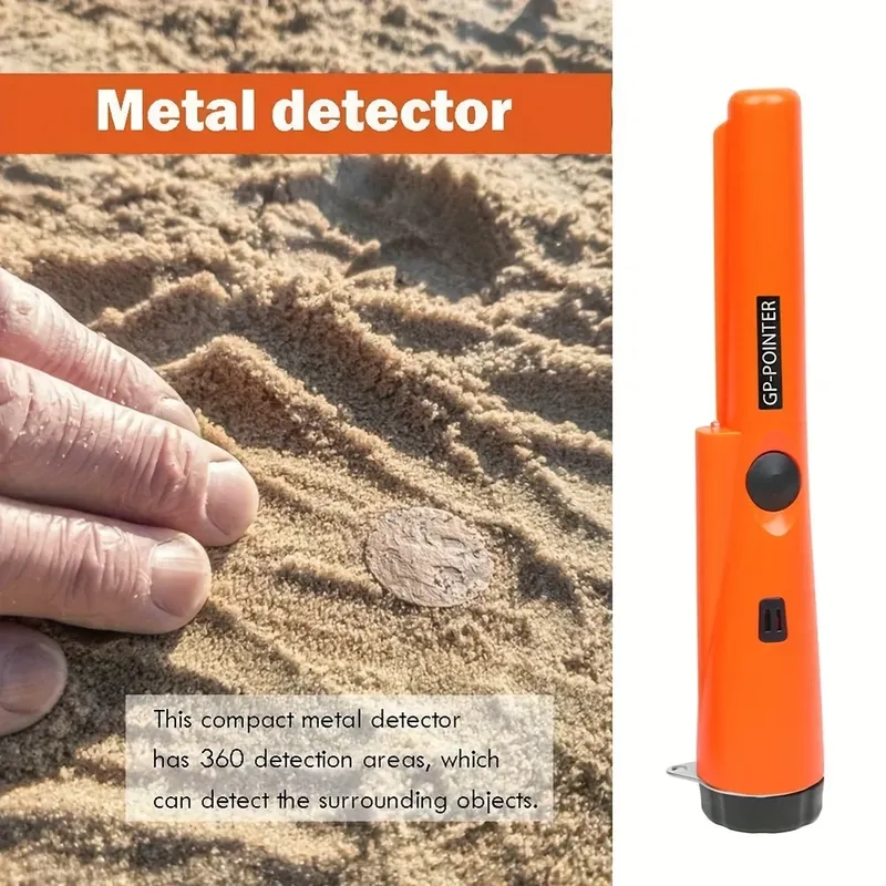New High QualityHandheld Metal Detector GP-pointer Waterproof Positioning Rod Detecting with Bracelet LED Lights Without Battery