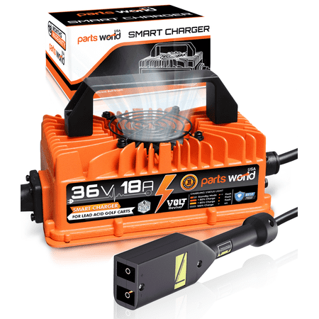 VoltRevive™ 36V 18A Charger for EZGO TXT Golf Carts | TrickleFlow™