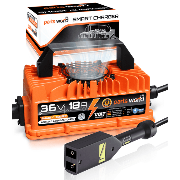 VoltReviveâ„¢ 36V 18A Charger for EZGO TXT Golf Carts | TrickleFlowâ„¢