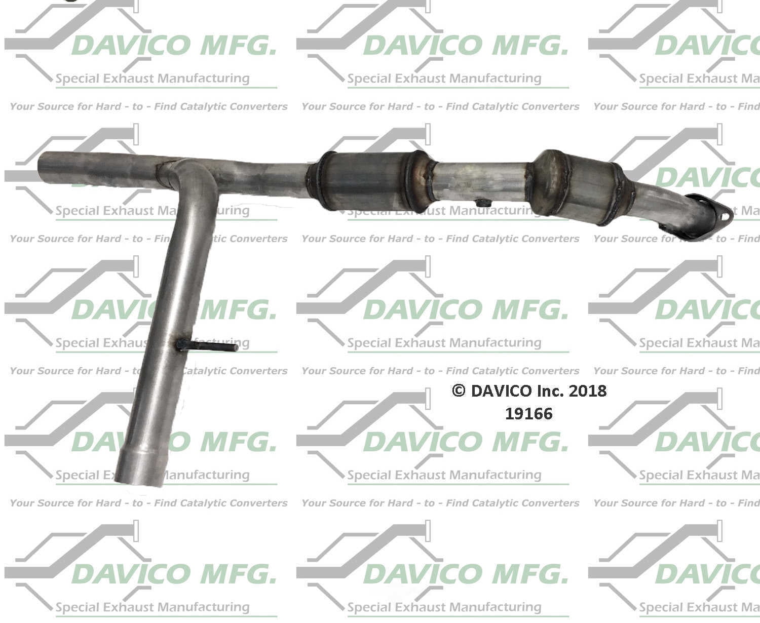 Davico Mfg 19166 Direct-Fit Catalytic Converter