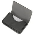 thumbnail image 1 of Portatarjetas Uxcell, Estuche para Tarjetas de Negocio de Cuero PU, Portatarjetas de Nombre de Negocio con Cierre Magnético para Hombres y Mujeres, Negro, 1 of 6
