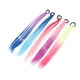 thumbnail image 5 of Extensiones de Cabello de Cola de Caballo Colorada, Pelucas Coloridas Trenzas Extensiones de Cabello Accesorios para el Cabello 5 PCS Gradiente de Moda para Mujeres Niñas, 5 of 7