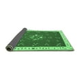 thumbnail image 2 of Ahgly Company Indoor Round Abstract Emerald Green Contemporary Area Rugs, 6' Round, 2 of 4