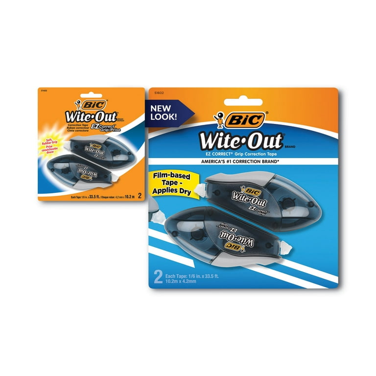 Wite-Out EZ Correct Grip Correction Tape, NonRefill, Smoke Applicator, 0.17 Wite-Out EZ Correct Grip Correction Tape, NonRefill, Smoke Applicator, 0.17