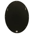 thumbnail image 4 of Mirrorize Canada 28x36 Black Oval Mirror, 4 of 5