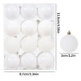thumbnail image 3 of Christmas Ball Ornaments Set,Shatterproof Christmas Decorations Tree Balls,Xmas Decorative Balls Hanging Ornaments,24PCS Christmas Tree Ornament Pendant Party Supplies Tree Hanging Plastic Ball 3cm, 3 of 5