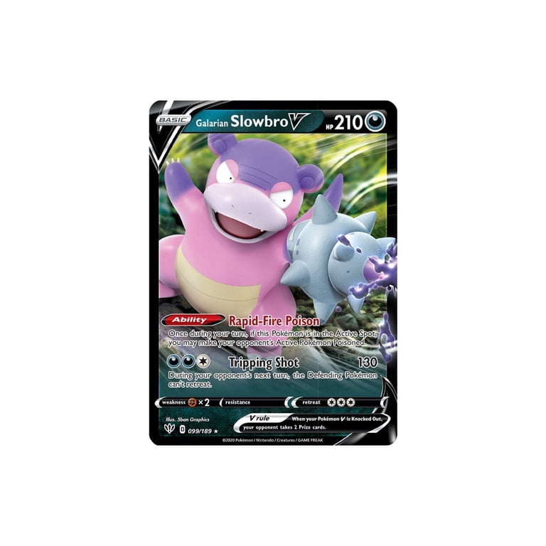 Pokemon TCG: V Forces Tin - Slowbro V [Card Game, 2 Players] - Walmart.com