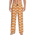thumbnail image 1 of Kdxio Beautiful Fox A Pattern Men's Pajama Pants, Elastic Waist with Drawstring and Pockets, Comfortable Loungewear-Large, 1 of 6