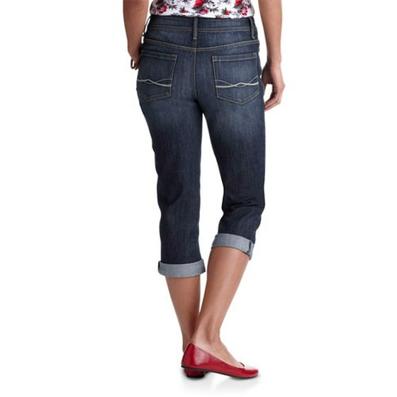 Women's Cuffed Capri Jeans