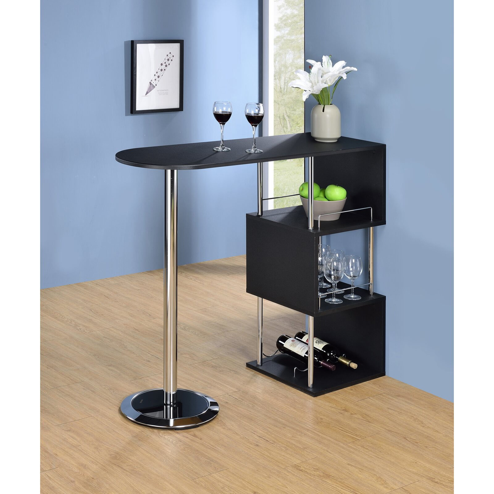 Seigler Pub Table Top Material Details Solid Manufactured Wood Product Warranty Yes