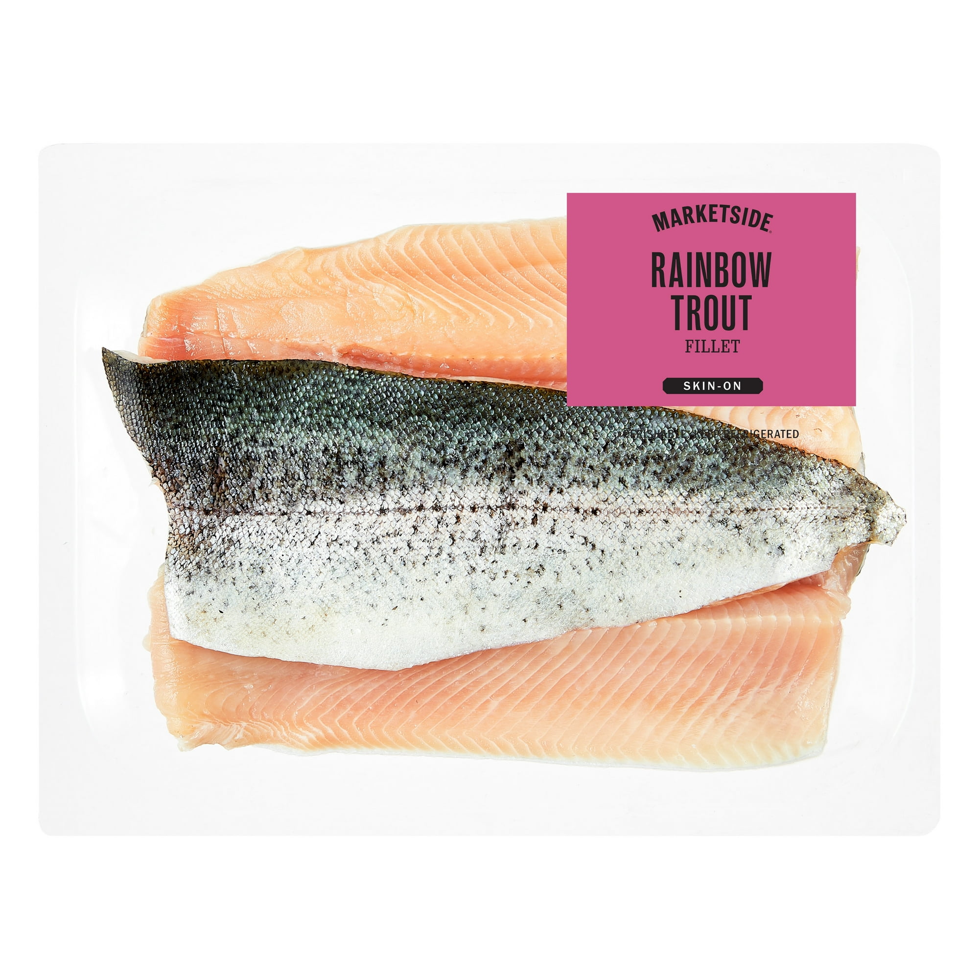 Marketside Skin-On Rainbow Trout Fillets, 0.80 - 1.1 lb