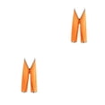thumbnail image 3 of Soidarity Pantalones impermeables multifuncionales para exteriores, impermeables, portátiles, a prueba de lluvia, ligeros, ajustables, manga de Naranja 2piezas, 3 of 6