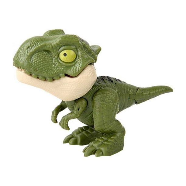 Juguete dinosaurio para morder con los dedos, juguete infantil, dinosaurio novedoso para morder con la mano, juguete pequeño para familiares y amigos.