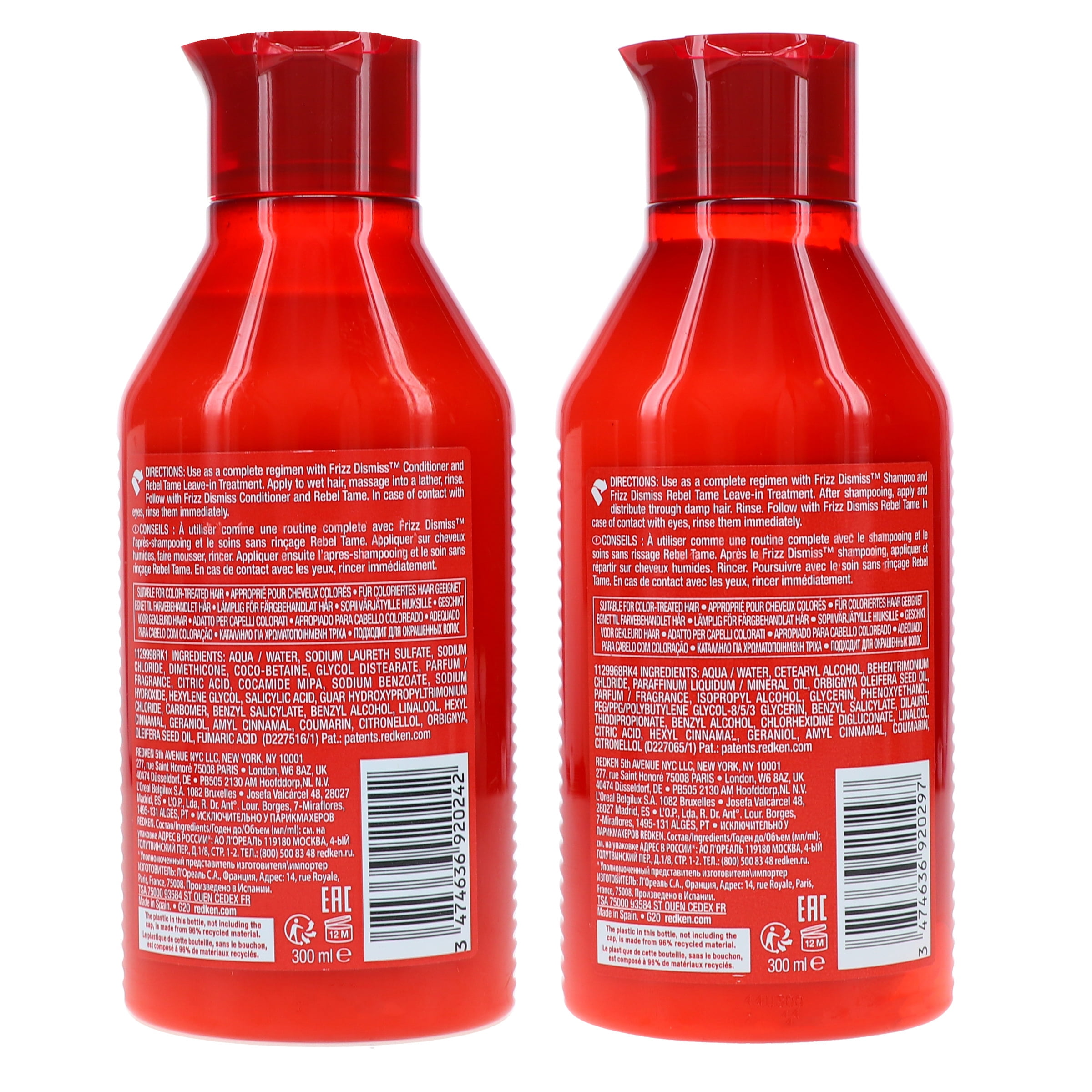 Redken Frizz Dismiss Shampoo 10.1 oz & Conditioner 10.1 oz Combo Pack
