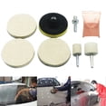 thumbnail image 2 of 8 PIEZAS Kit de pulido de vidrio para coche - Almohadillas de lana, 2 of 5