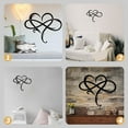 thumbnail image 4 of WEUVEB Adorno De Pared Corazón De Hierro Forjado Negro Para Comedor Cocina, 4 of 8