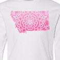 thumbnail image 4 of Inktastic Montana Silhouette Mandala Long Sleeve Youth T-Shirt, 4 of 5