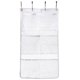thumbnail image 1 of Bolso colgante de malla para baño con gancho de calabaza Bolso colgante para bañera de diseño con seis bolsillos Scienceny HA3768-00B, 1 of 6