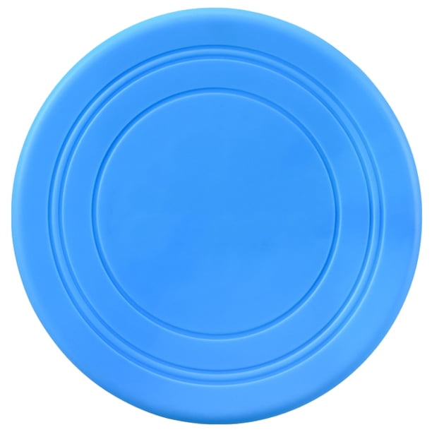 Disco volador TPR para mascotas 17,8 CM Disco interactivo para mascotas Juguete para perros Juguete Abanopi Azul