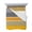Yellow, variant on Quilts King Size Bedding Set, Yellow Grey Stripes Lightweight Quilted Comforter, Abstract Lines Geometric Modern Art Soft Reversible Bedspread Coverlet with Pillow Covers for All Season, 96" x 106"
