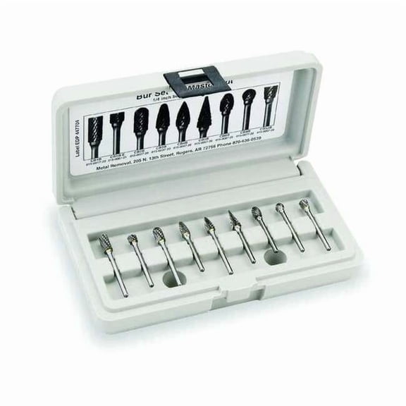 Widia Carbide Bur Set,9 PC M40588