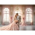 thumbnail image 4 of Photography Background Pink Floral Curtain Adult Birthday Wedding Maternity Portrait Decor Backdrop Photo Studio, 4 of 8