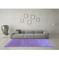 thumbnail image 3 of Ahgly Company Machine Washable Indoor Rectangle Abstract Blue Contemporary Area Rugs, 2' x 4', 3 of 4